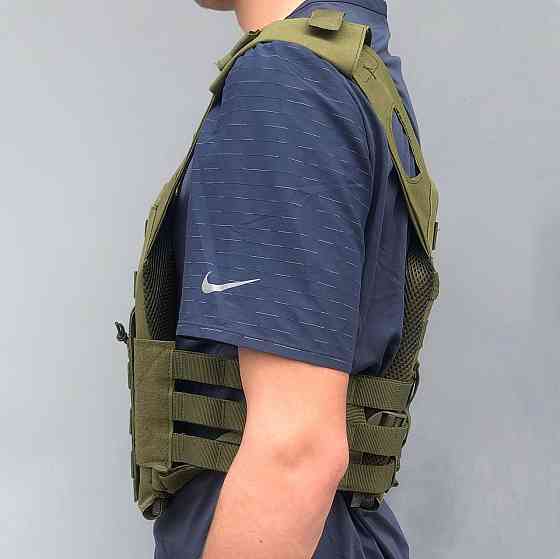 Плитоноска Бронежилет с плитами 6 класса Оливковый Киев