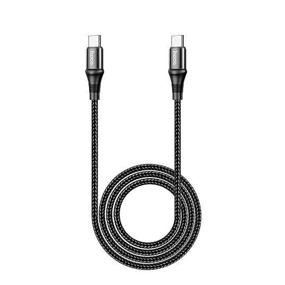 Кабель HOCO X50 Type-C to Type-C Exquisito 100W charging data cable(L=2M) Black Київ