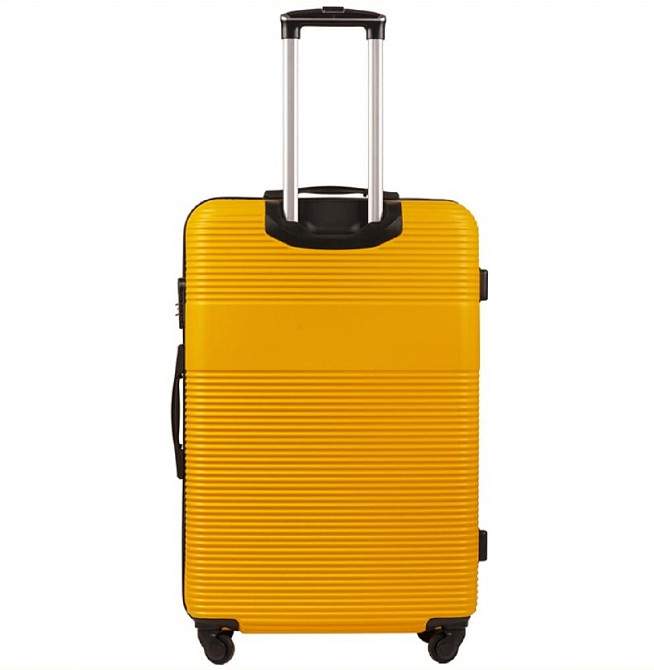 Валіза пластикова WINGS 5398 велика 75 см жовта Київ - фото 3