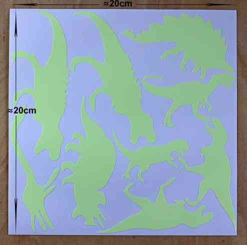 Люминесцентная наклейка 