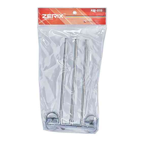 Поворотный полотенцедержатель с 3 планками Zerix AFB-0113 (ZX5045) Харьков