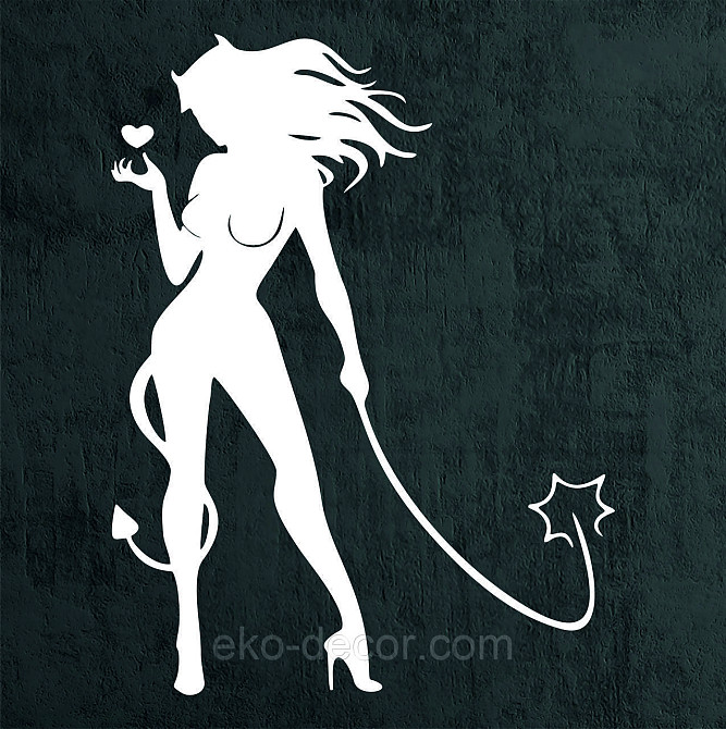 Декоративное настенное Панно «Дьяволица», Декор на стену 110*83 см, Белый Киев - изображение 8