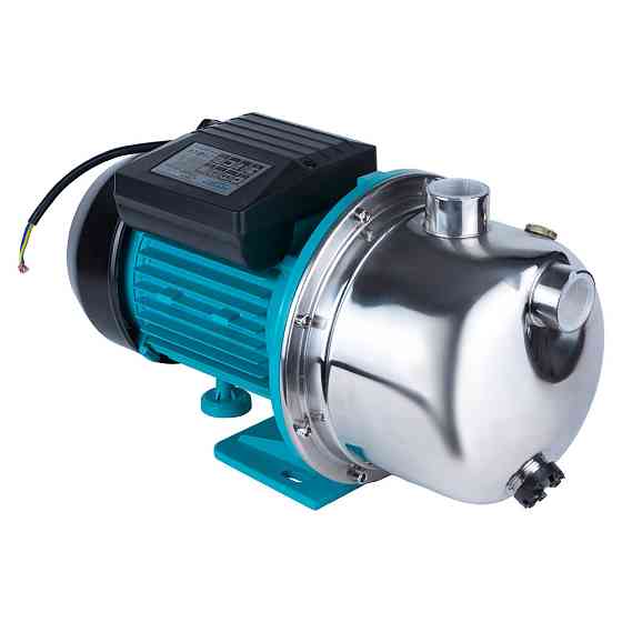 Насос центробежный самовсасывающий 1.1кВт Hmax 50м Qmax 60л/мин нерж AQUATICA JETSa100 (775098) Ровно