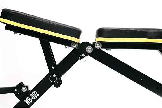 Тренувальна лава для дому та спортзалу регульована з розкладною Спортивна лава для жиму та преса Besport Київ