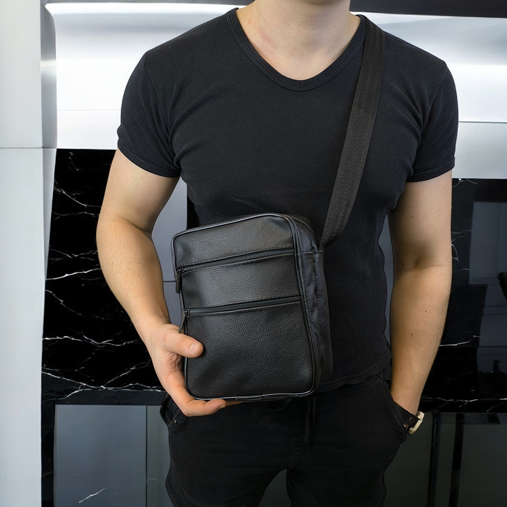 Чоловічі сумки через плече, Сумка для документів зручна, Сумочки барсетка для чоловіків IC-22 Львів - фото 1