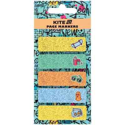Стікер-закладка Kite паперова з малюнком , 100 шт, 5х15х50 мм, прямокутна (K25-480-1) Вінниця
