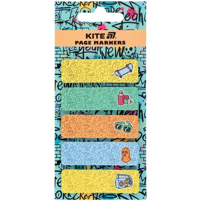 Стікер-закладка Kite паперова з малюнком , 100 шт, 5х15х50 мм, прямокутна (K25-480-1) Вінниця - фото 1