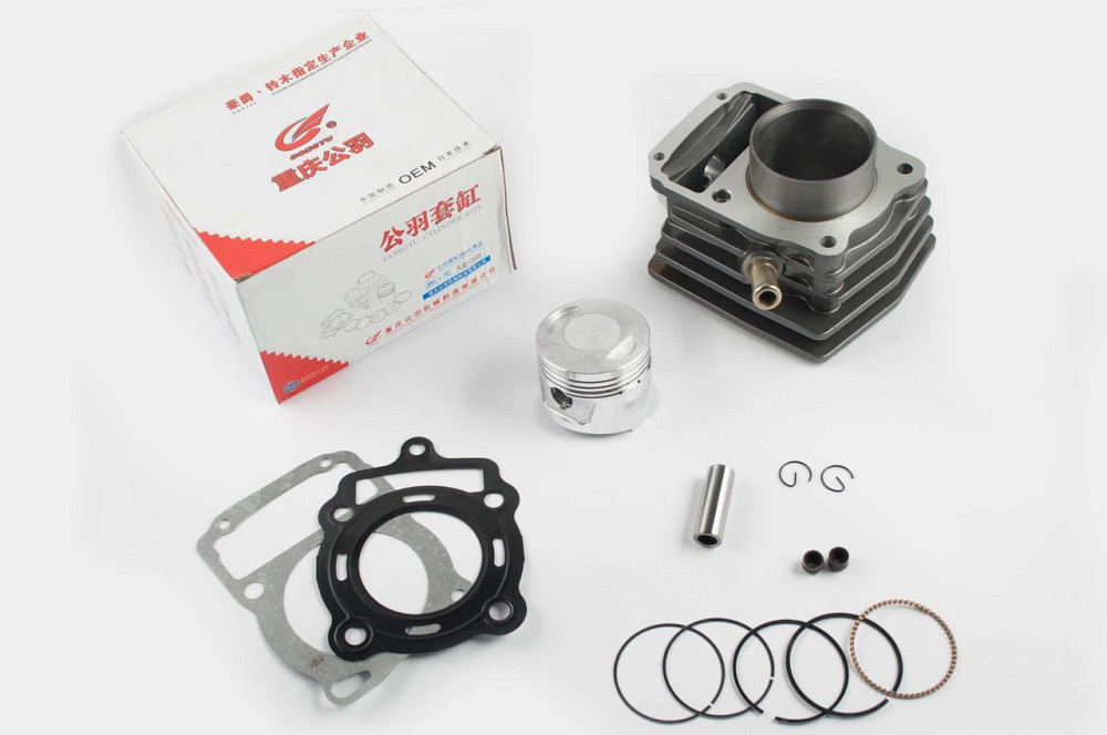 Поршневий мотоцикл 4T CG200 (Ø63.5, p-15, h-76) (водяне охолодження, з ребрами) Мукачево - фото 1