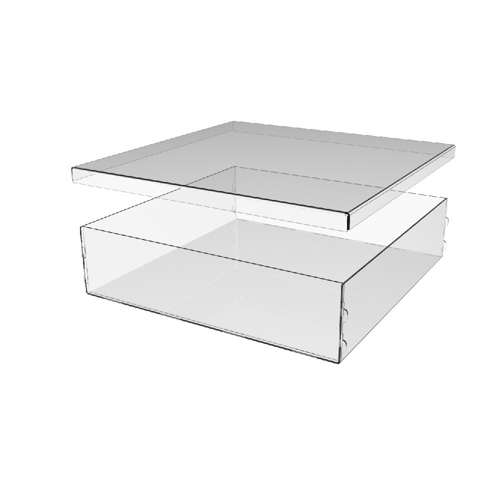 Коробка EKOSTAR 240х240х60 с крышкой Киев - изображение 4