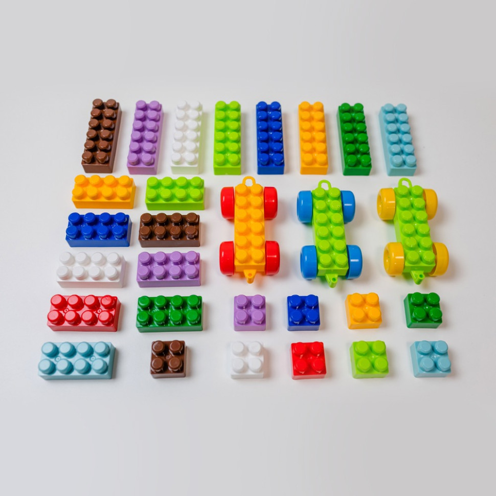 Дитячий набір "Граємось та навчаємось" 04660/7 в наборі стіл, стілець, конструктор Вінниця - фото 6