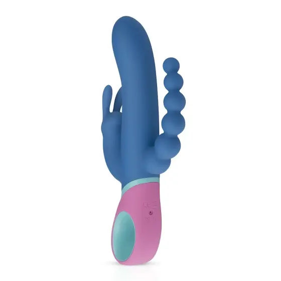Вібратор-кролик з ротацією и анальним стимулятором PMV20 Vice - Double Vibrator Львів