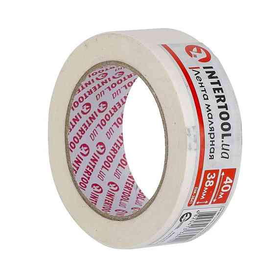 Лента малярная 38мм, 40м, белая Мукачево