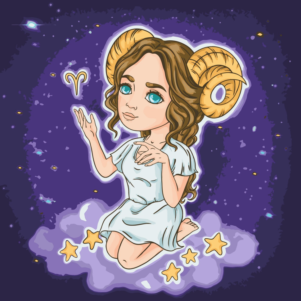 Картина за номерами "Знаки зодіаку. Овен" 10097-AC 40х40 см Вінниця - фото 1