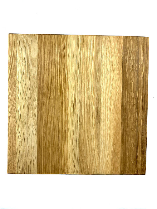 Деревянная тарелка прямоугольная из натурального дерева, закусочная тарелка 25х25х2,5 см Каменец-Подольский - изображение 4