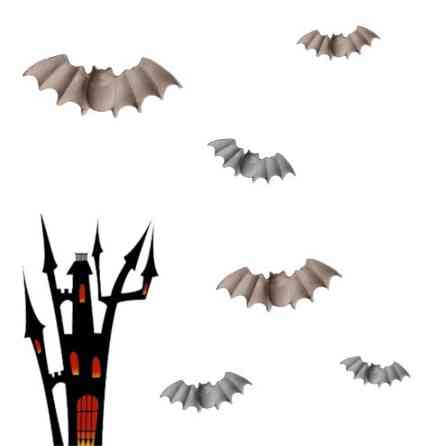 Молд силіконовий Кажани 58 мм рожевий Київ