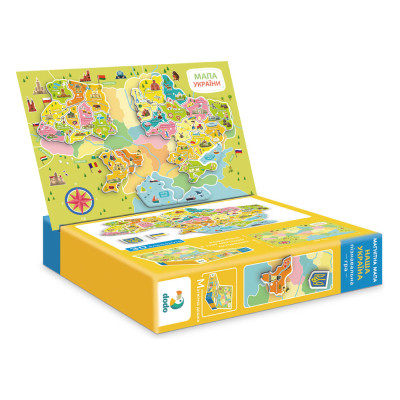 Навчальний набір DoDo Магнітна мапа України (200268) Вінниця - фото 4