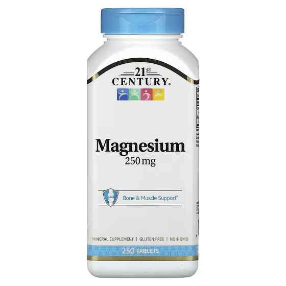 Магний 21st Century Magnesium 250 mg 250 Tablets Луцк