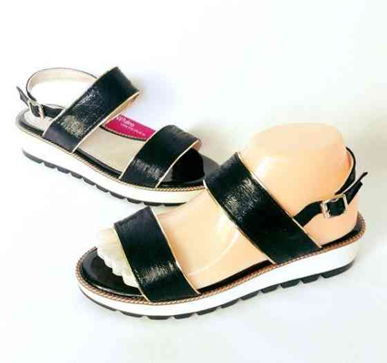 Женские Сандалии Босоножки Летние на Танкетке Платформа (размеры: 37,38,39) - 7-1 Днепр