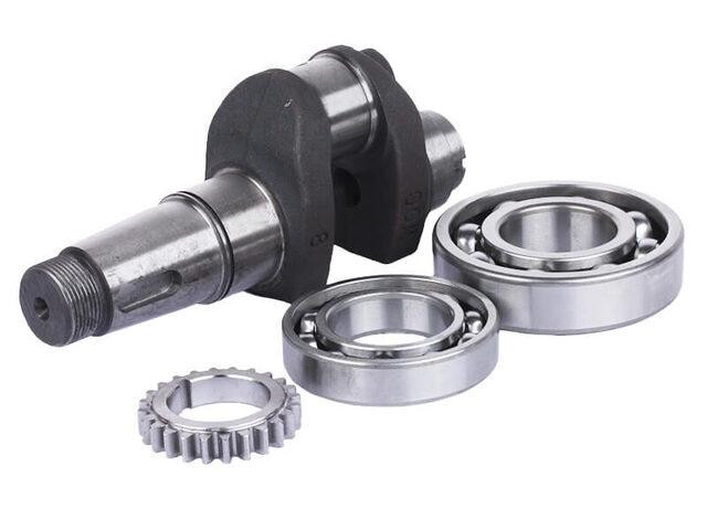 Коленвал в сборе  с подшипниками 6310/6210 и шестерней на дизельный двигатель 180N, Мукачево - изображение 1