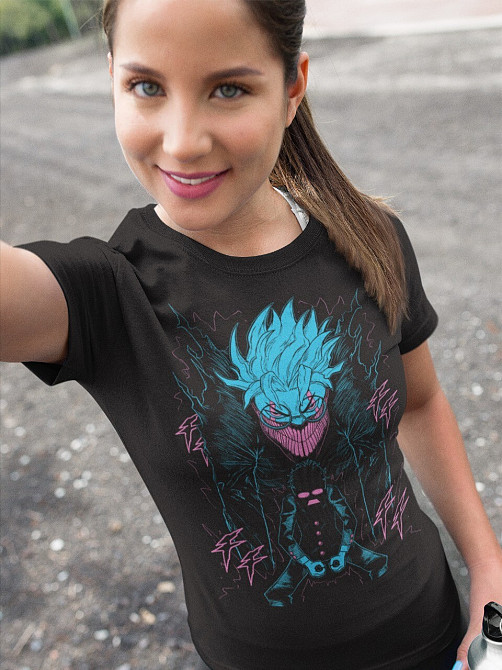 Футболка з аніме принтом Дандадан Окарун Окарун Момо оверсайз (S/M/L) Чорний AnimeJ0396 Дніпро - фото 1