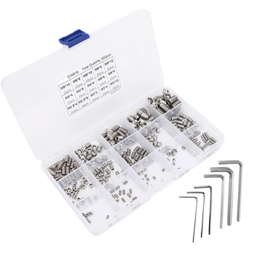 Винти DIN916 з внутрішнім шестигранником, 300 шт, нерж. сталь Київ