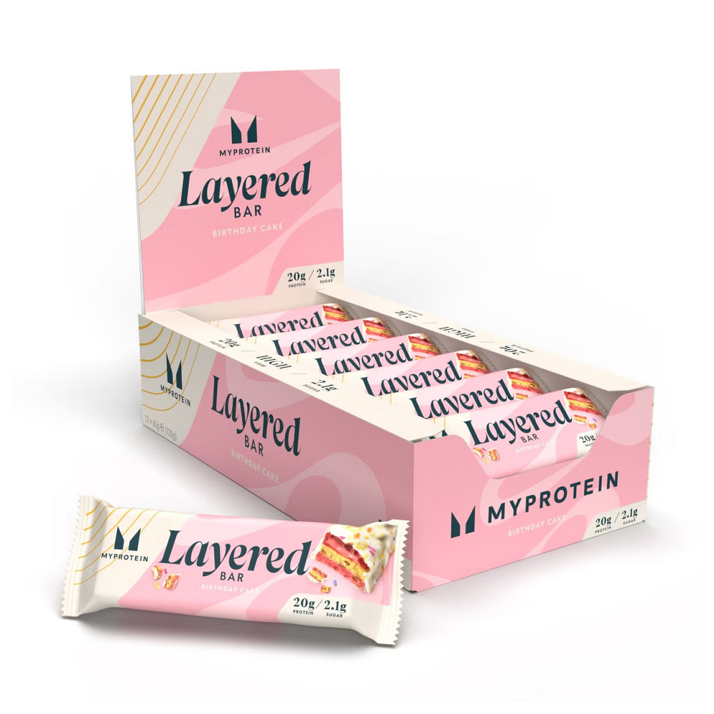 Layered Bar - 12x60g Vanilla Birthday Cake (До 04.26) Київ - фото 1