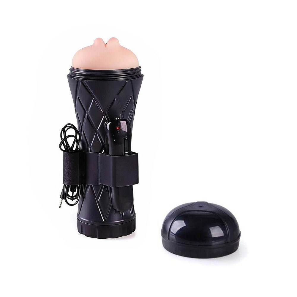 Мастурбатор з вібрацією Passion Cup - Mouth Sex Aura Київ - фото 4