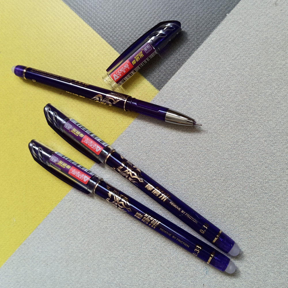 Ручка гелева пиши стирай фіолетова Київ - фото 1