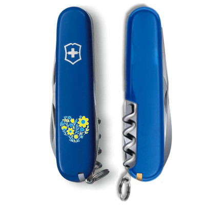 Нож Victorinox Spartan Ukraine 91 мм Квіткове серце (1.3603.2_T1246u) Винница - изображение 2