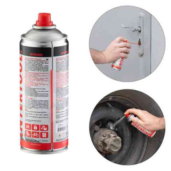 Мастило проникаюче, універсальне, аерозоль, 400 мл INTERTOOL FS-4040 Київ