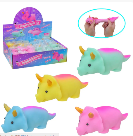 Антистрес тягучка арт. C53857 (288шт) динозаври 13,5см з піском 12шт в боксі дисплей/ціна за шт/, шт Киев - изображение 1