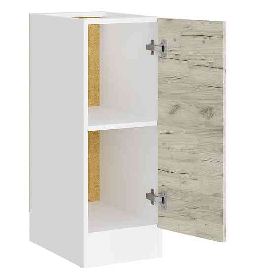 Кухонний модуль нижній Еверест Еко 300 дуб крафт білий/білий (без стільниці) 30х46х82 см (DTM-071028) Львів