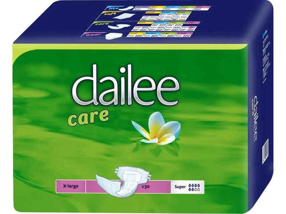 Підгузки для дорослих Super 30шт дихаючі Extra Large ТМ Dailee Care Solmir Київ - фото 1