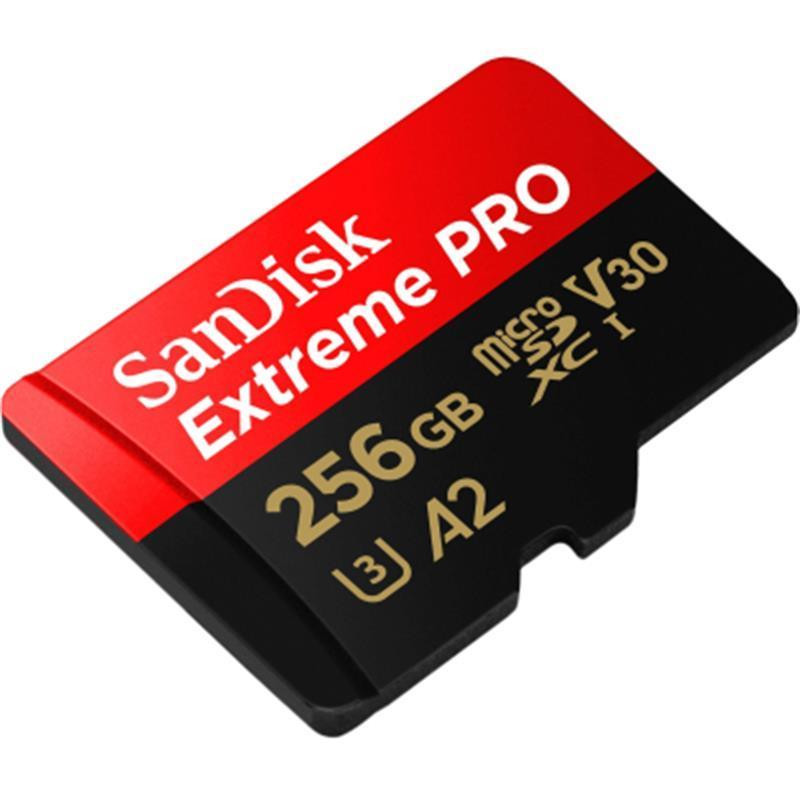 Картка пам'яті MicroSDXC 256 GB UHS-I U3 R200/W140MB/s SanDisk Extreme Pro V30 + SD-адаптер Харків - фото 2