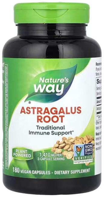 Астрагал Nature's Way Astragalus 1410 мг 180 веганських капсул Київ - фото 1