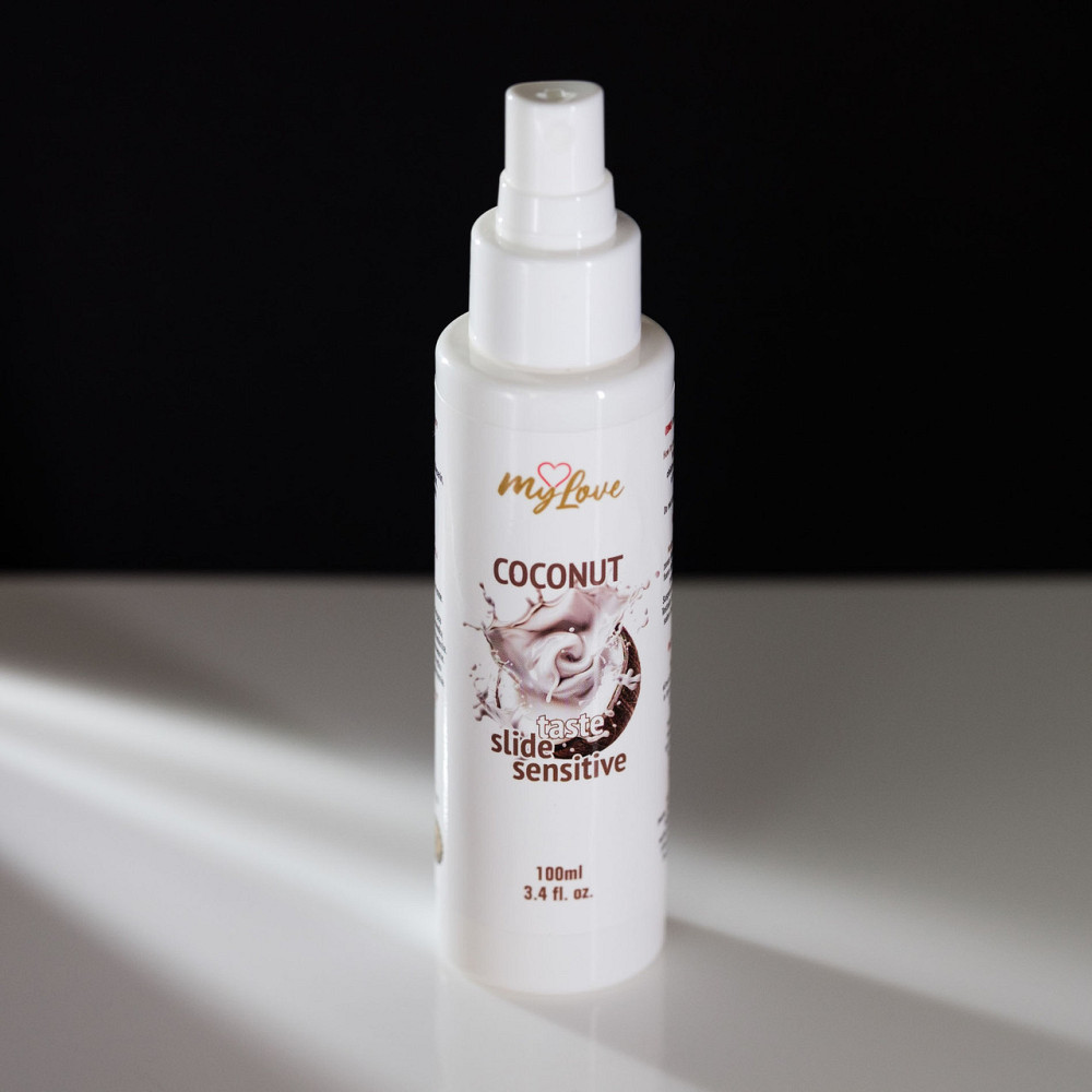 Інтимний гель-лубрикант - MyLove Taste Slide Sensitive Coconut, 100 мл Sex Aura Київ - фото 5