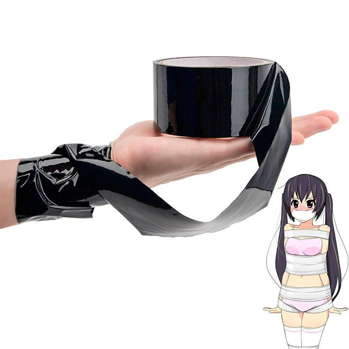 Скотч для бондажа - Черный – Садо-мазо Винница - изображение 1