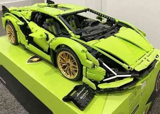 КОЛЬОРОВА КОРОБКА‼️LAMBORGHINI на 3696д, маштаб 1:8 как Lego(Код1012) Харьков
