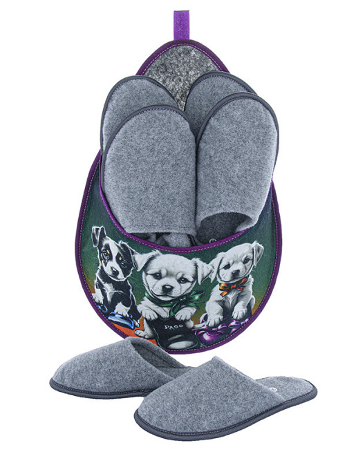 Набор супер тапочек для гостей Щенята качественые тапки 5 пар в комплекте 36 - 45 размеры Одесса - изображение 4