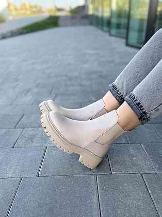 Женские ботинки GREMMY капучино натуральная кожа весна-осень размеры 35-41 (604/1) Коломыя