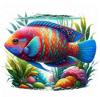 Наклейка для унитаза декоративная Рыба Киев - изображение 1