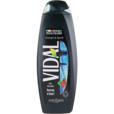 Гель для душа Vidal Энергия и спорт 500 мл (8008970011813) Винница - изображение 1
