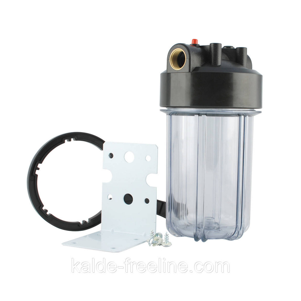 Колба Вig Вlue 10"/1", в комплекте ключ, крепление (прозрачная) Харків - фото 1