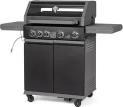 Гриль Bizzotto Grill Gazowy Ogrodowy Aleandro 733X57 Czarny Stal (790319) Київ - фото 1