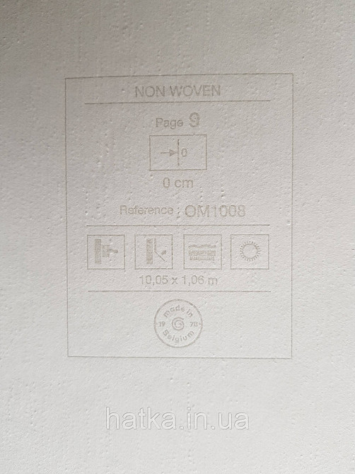 Шпалери метрові вінілові на флізелін Grandeco Poem однотонні структурні під тканина льон блакитні з білим Київ - фото 3