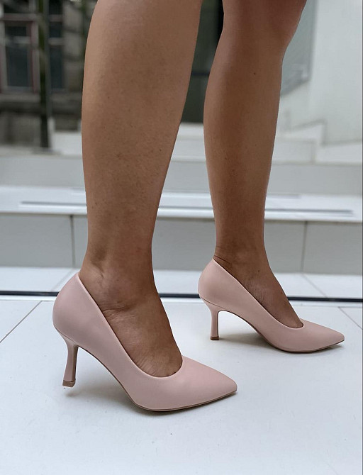 Seastar Туфлі жіночі SEASTAR пудра еко-шкіра каблук 8см (NF-70P 4602) Коломия - фото 6