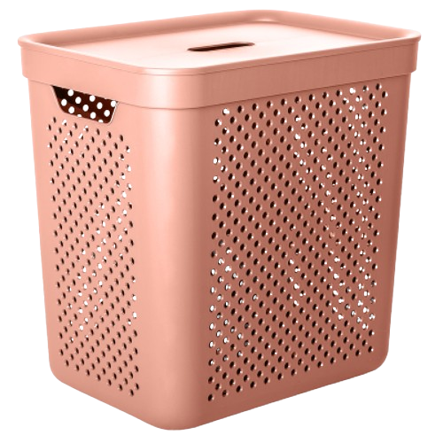 Кошик для білизни 35л з органайзером карамель Simple Алеана Житомир - фото 2