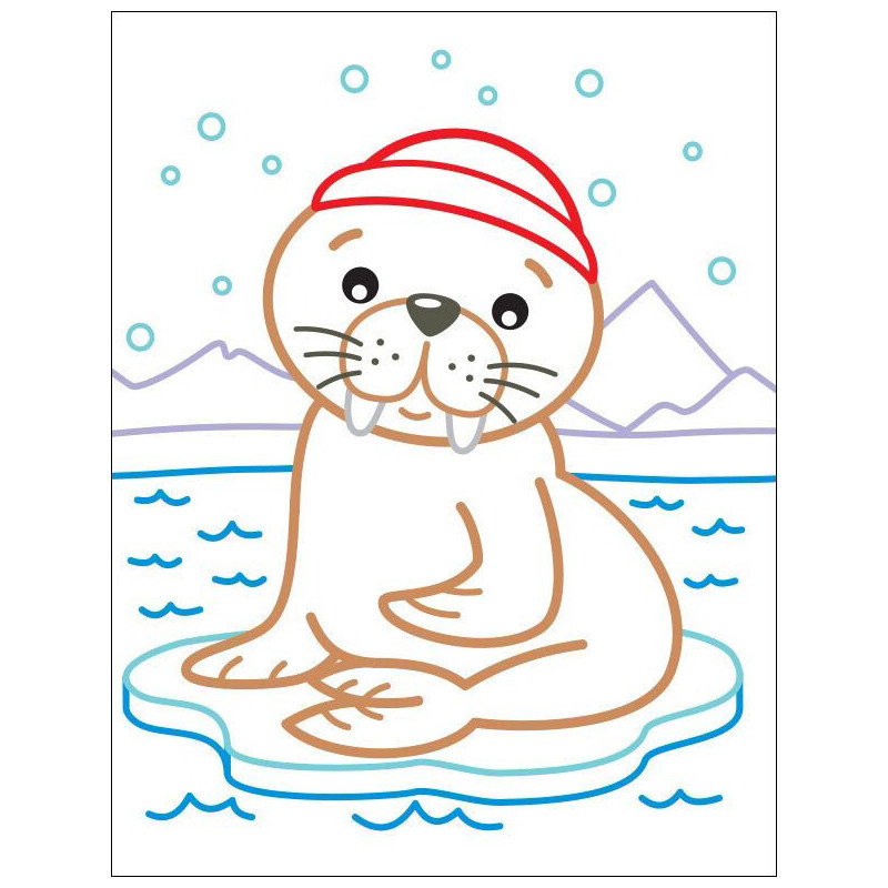 Дитячі кольорові розмальовки "Пінгвіненя" 18701, 2-3 роки Вінниця - фото 2