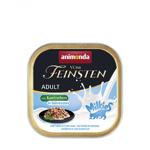 Корм влажный Vom Feinsten Adult with rabbit in cream sauce для кошек с кроликом в сливочном соусе 100 г Киев - изображение 1