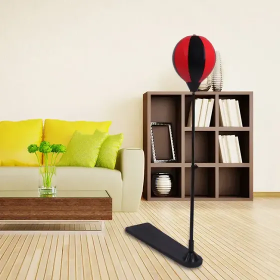 Боксерский набор с надувной грушей на стойке 120 см и перчатками / Детский боксерский набор Коломия